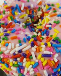 Close-up of multi colored candies