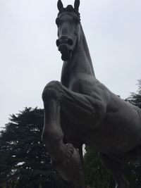 Low angle view of statue