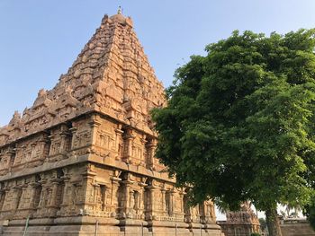 Low angle view of a temple