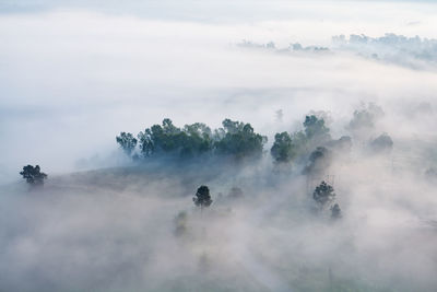 Panoramic view of landscape against sky