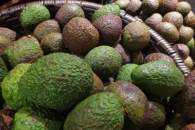 Full frame shot of fruits for sale at market stall