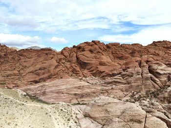 View of rock formations