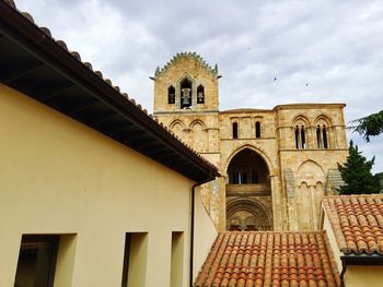 Low angle view of building against sky