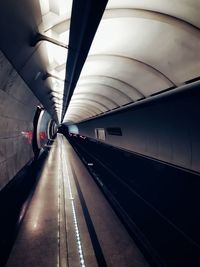 View of subway station