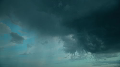 Low angle view of clouds in sky