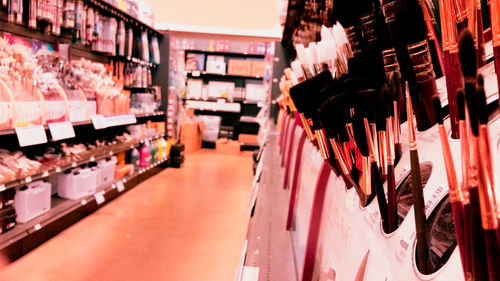 Multi colored built structure