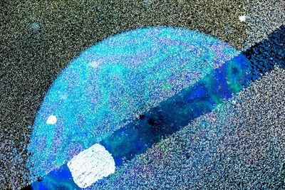 High angle view of multi colored pattern