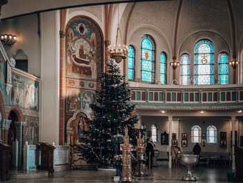 Interior of church