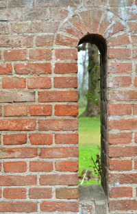 Close-up of brick wall