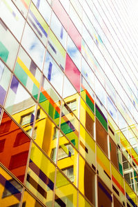 Low angle view of modern building