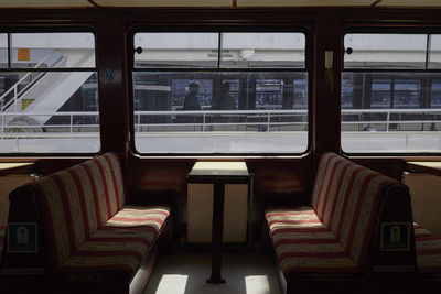 Interior of train