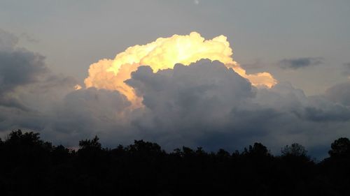 Scenic view of sky at sunset