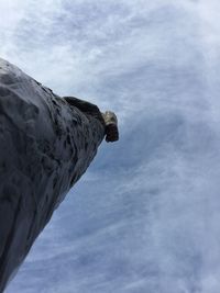 Low angle view of cloudy sky