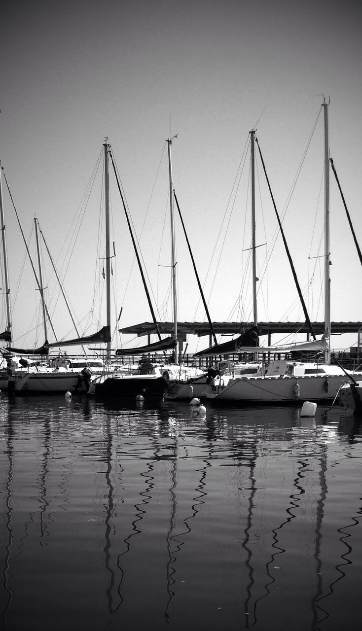 SAILBOATS IN SEA