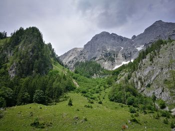 Scenic view of mountains