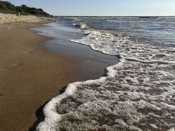 Beach against sky