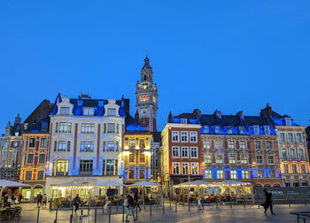 Lille main square at night