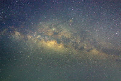 Low angle view of stars in sky at night