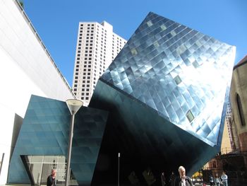 Low angle view of modern buildings