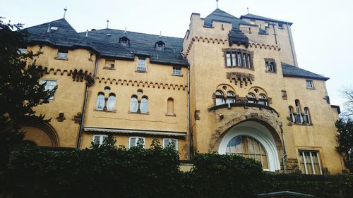 Low angle view of historical building