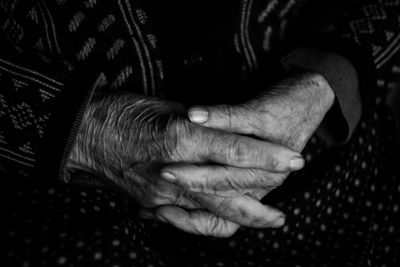 Close-up of human hand