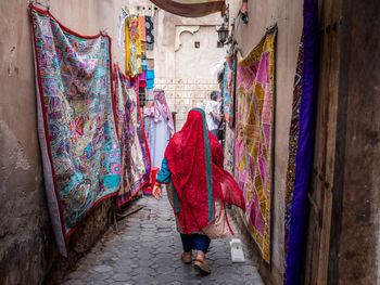 Woman walking in dubai