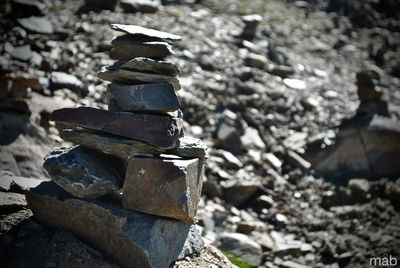 Close-up of rocks