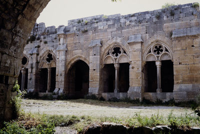 Old ruin building