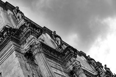 Low angle view of historical building against sky