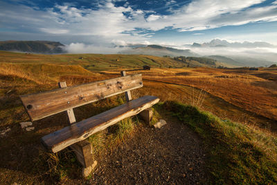 Scenic view of idyllic landscape