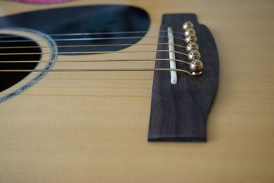 Close-up of guitar