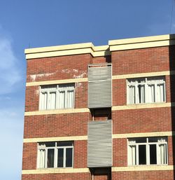 Low angle view of building against sky