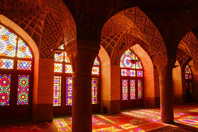 Interior of a temple