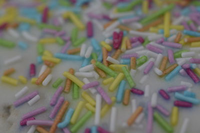 Full frame shot of multi colored candies