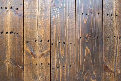 Full frame shot of wooden wall