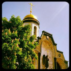 Low angle view of church