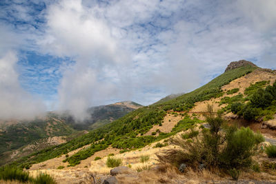 Panoramic view of landscape against sky