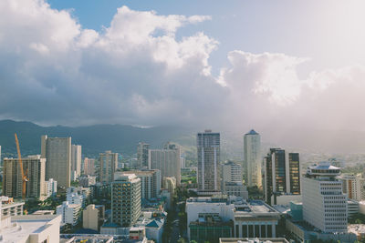 Cityscape against sky