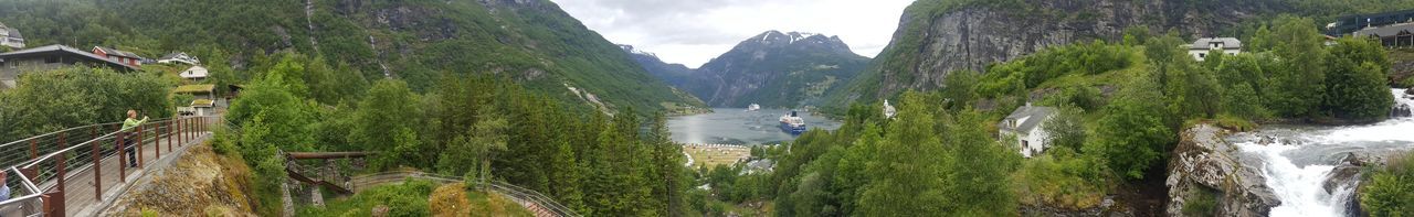 View of lake with trees in background
