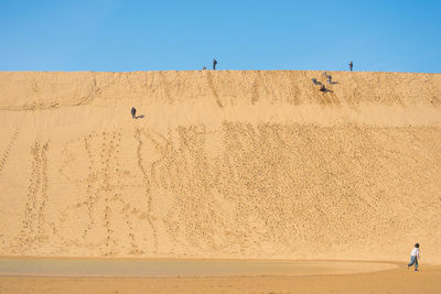 People on sand dune