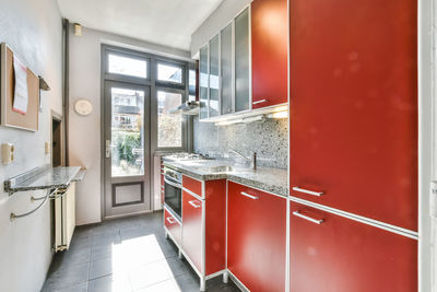 Interior of kitchen