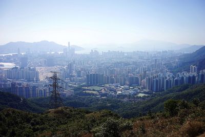 View of cityscape against sky