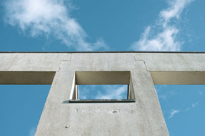 Low angle view of building against sky