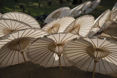 Close-up of umbrella