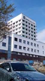 Building against sky in city