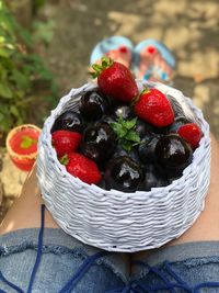 Close-up of strawberries