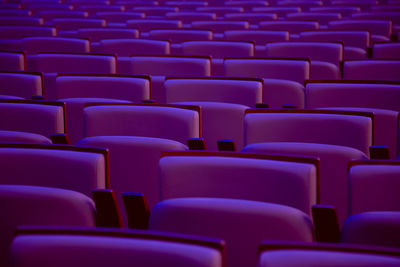 Full frame shot of empty chairs