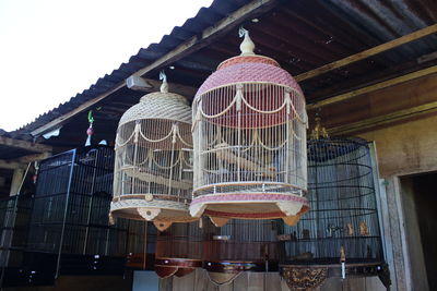 Low angle view of a building in a temple