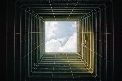 Low angle view of building against sky