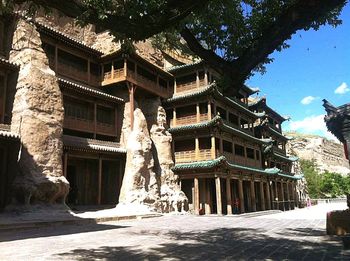 Built structure with trees in background